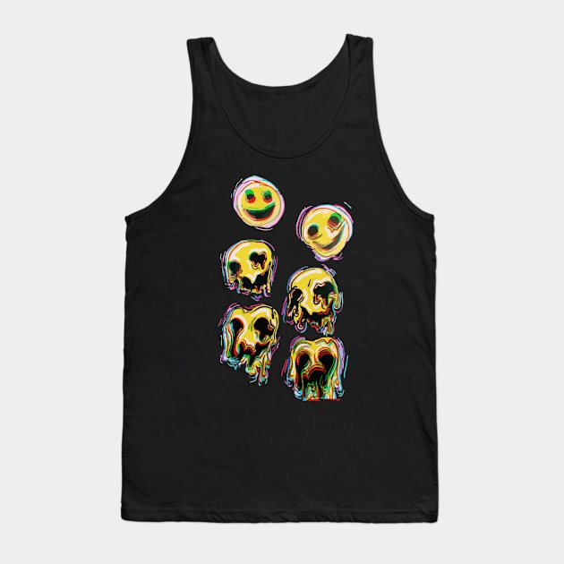 Trippy Heads Tank Top by TheNfile